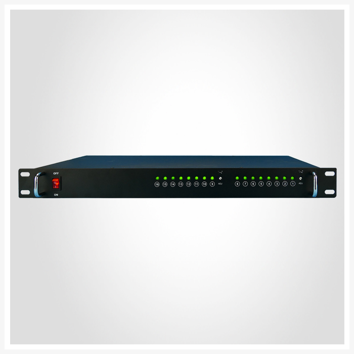 DC 12V 20A 16Ways Rack Mount